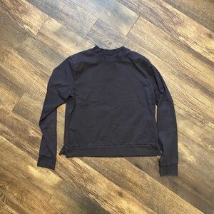 Women's Black The Frame Mockneck Long Sleeve